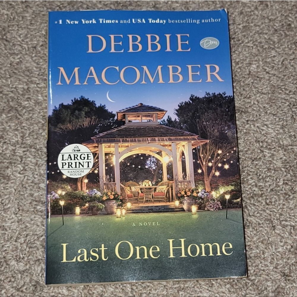 Last One Home A Novel In Large Print Softcover Book by Debbie Macomber